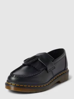 Dr. Martens Tassel-Loafer Mit Kontrastnähten Modell 'Adrian' - Schwarz