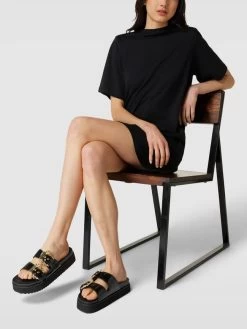 Versace Jeans Couture Sandalen Mit Plateau-Sohle Modell 'ARIZONA' - Schwarz