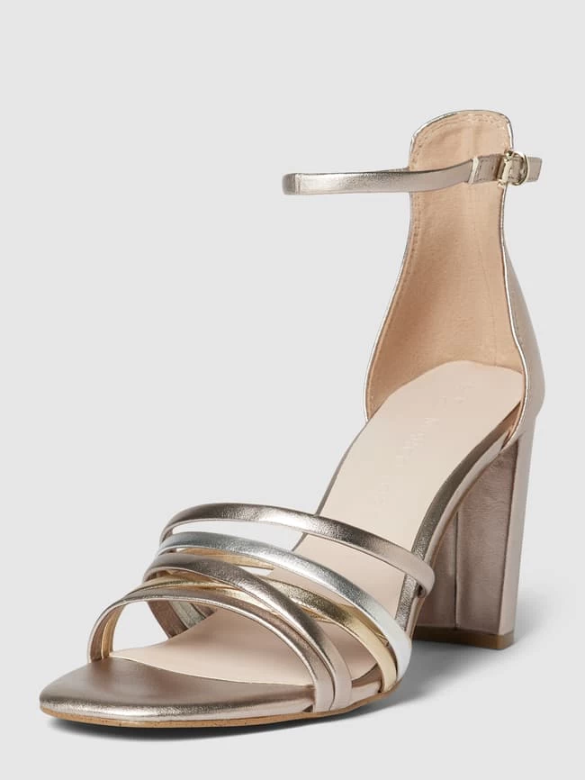 Marco Tozzi Sandaletten Im Metallic-Look - Gold 4 Marco Tozzi Sandaletten Im Metallic-Look - Gold – Bild 2