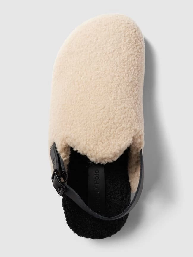 Marc O'Polo Hausschuhe Mit Riemen Modell 'Pantofell' - Beige 4 Marc O'Polo Hausschuhe Mit Riemen Modell 'Pantofell' - Beige – Bild 2