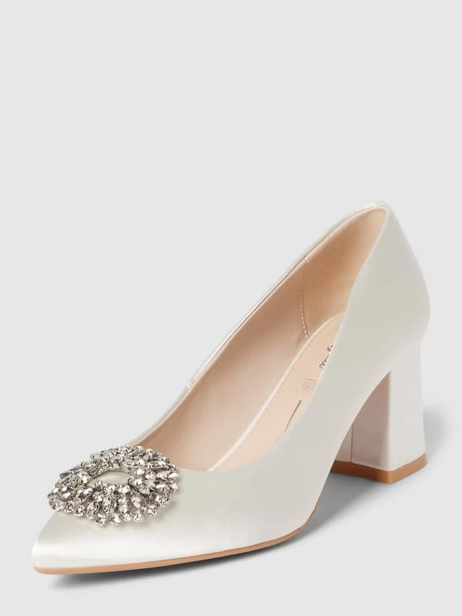 Buffalo Brautschuhe Mit Ziersteinbesatz Modell 'ROBYN GLAM' - Offwhite 3 Buffalo Brautschuhe Mit Ziersteinbesatz Modell 'ROBYN GLAM' - Offwhite