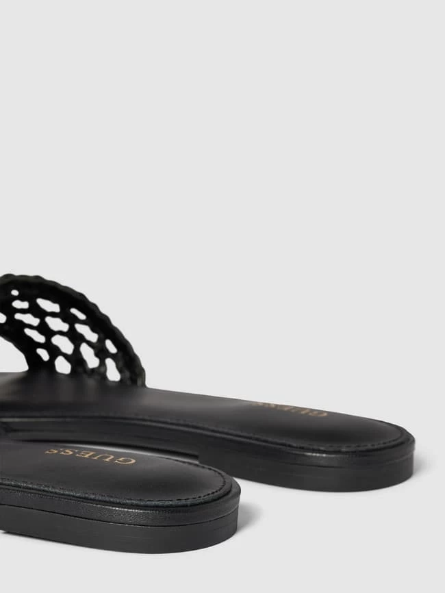 Guess Pantoletten Mit Label-Detail Modell 'TASSI' - Schwarz 5 Guess Pantoletten Mit Label-Detail Modell 'TASSI' - Schwarz – Bild 3