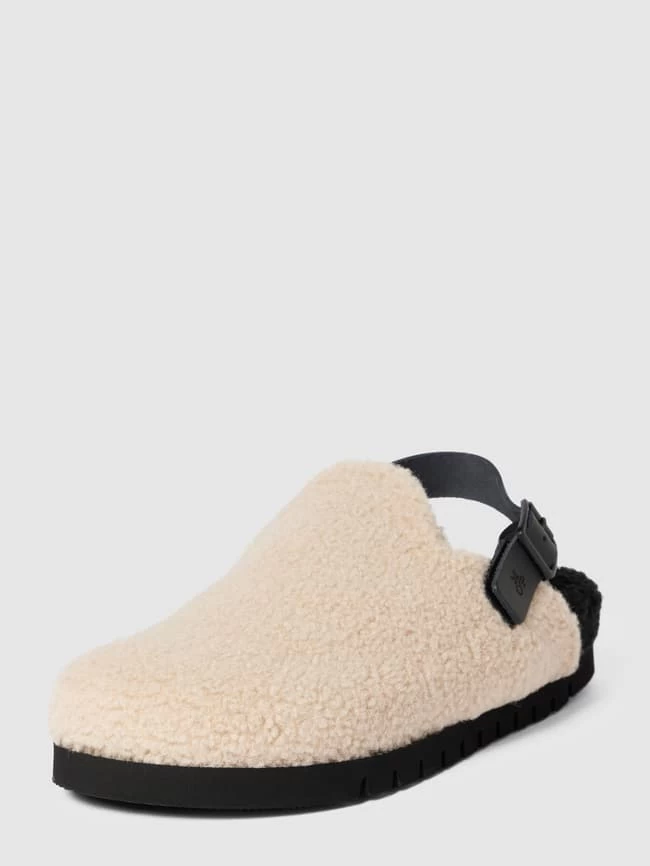 Marc O'Polo Hausschuhe Mit Riemen Modell 'Pantofell' - Beige 3 Marc O'Polo Hausschuhe Mit Riemen Modell 'Pantofell' - Beige