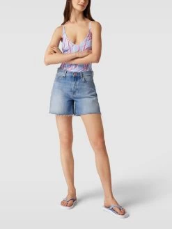 ARMANI EXCHANGE Zehentrenner Mit Label-Details - Hellblau