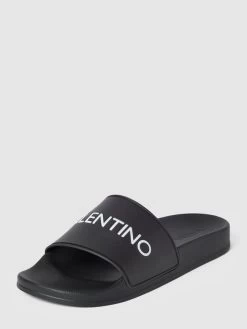 Valentino Slides Mit Label-Detail Modell 'XENIA' - Schwarz