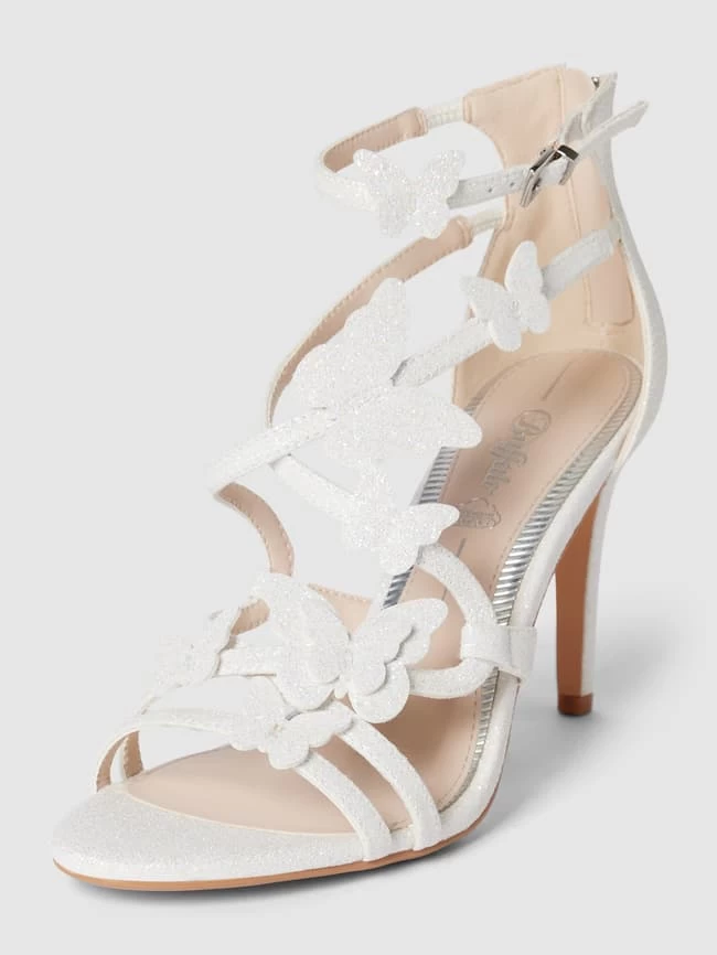 Buffalo Sandaletten Mit Zierbesatz Modell 'MIRANDA' - Weiß 3 Buffalo Sandaletten Mit Zierbesatz Modell 'MIRANDA' - Weiß