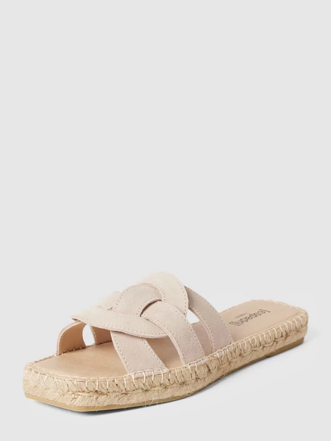 Espadrij Pantolette In Flecht-Optik - Beige 4 Espadrij Pantolette In Flecht-Optik - Beige – Bild 2