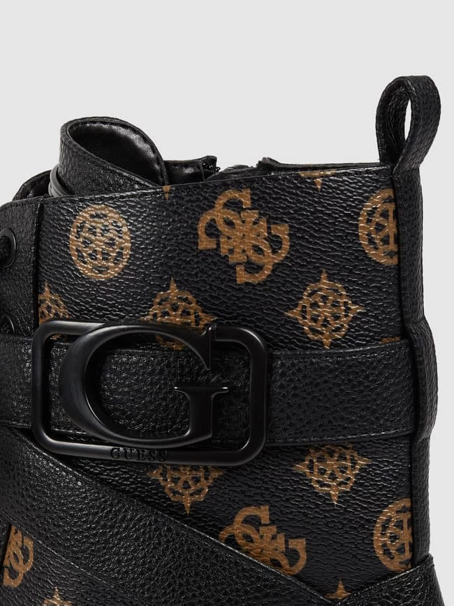 Guess Boots Mit Logo-Muster - Schwarz 4 Guess Boots Mit Logo-Muster - Schwarz – Bild 2
