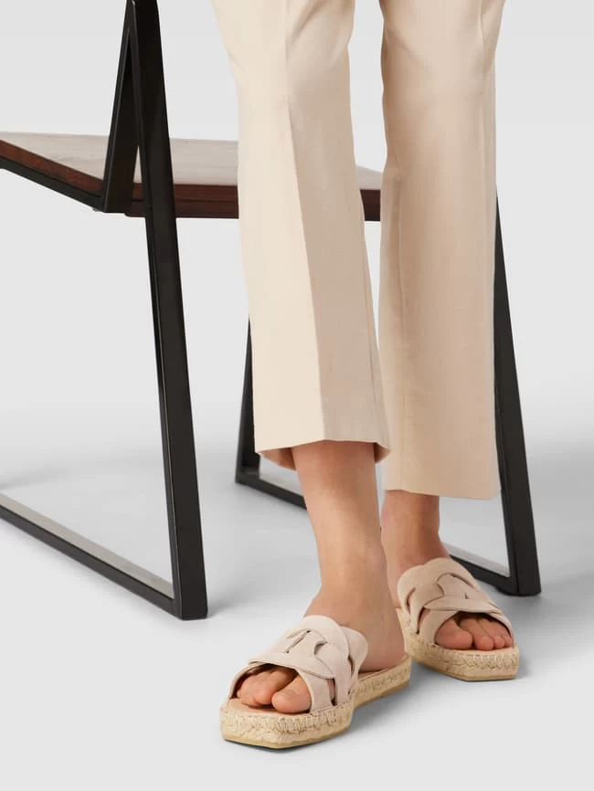 Espadrij Pantolette In Flecht-Optik - Beige 3 Espadrij Pantolette In Flecht-Optik - Beige