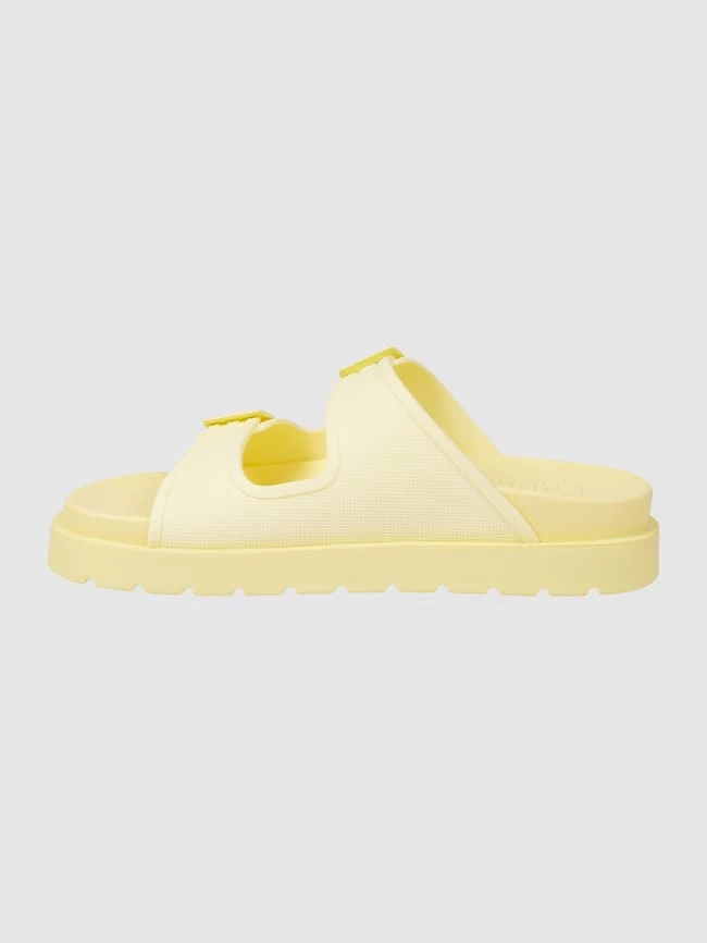 Buffalo Sandalen Aus Gummi Modell 'Eve' - Hellgelb 5 Buffalo Sandalen Aus Gummi Modell 'Eve' - Hellgelb – Bild 3