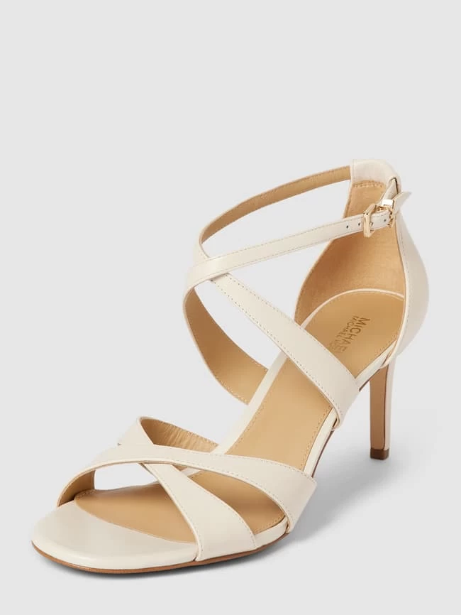 MICHAEL Michael Kors Sandaletten Mit Hohem Absatz Modell 'KINSLEY' - Offwhite 4 MICHAEL Michael Kors Sandaletten Mit Hohem Absatz Modell 'KINSLEY' - Offwhite – Bild 2