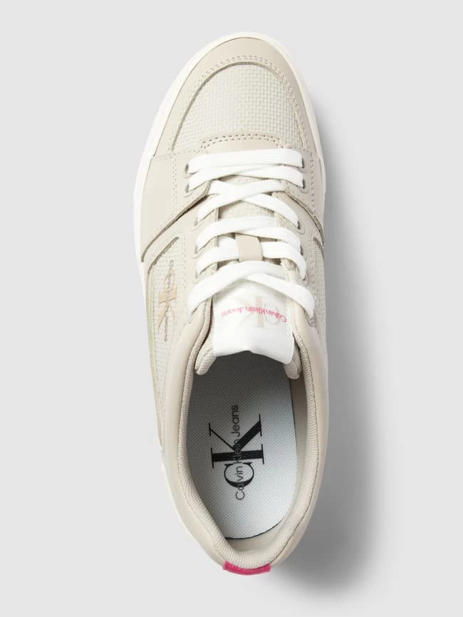 Calvin Klein Jeans Sneaker Aus Beschichtetem Leder-Mix Modell 'BOLD' - Beige 5 Calvin Klein Jeans Sneaker Aus Beschichtetem Leder-Mix Modell 'BOLD' - Beige – Bild 3