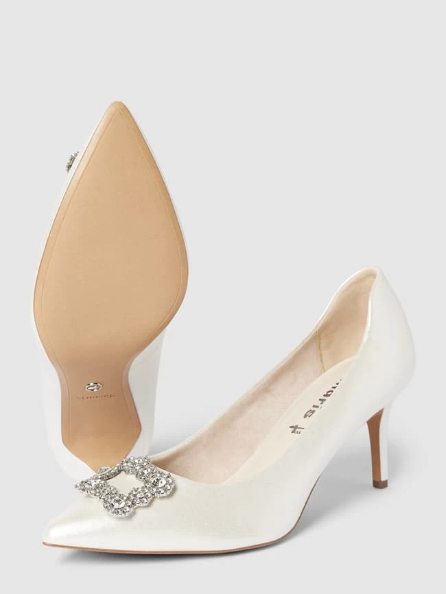 Tamaris Pumps Mit Zier-Applikation - Weiß 7 Tamaris Pumps Mit Zier-Applikation - Weiß – Bild 5