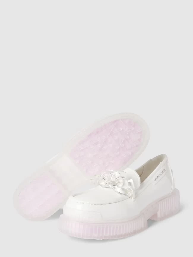 ARMANI EXCHANGE Penny-Loafer Mit Zier-Applikation - Weiß 6 ARMANI EXCHANGE Penny-Loafer Mit Zier-Applikation - Weiß – Bild 4