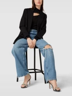 Buffalo Sandaletten Mit Strasssteinbesatz Modell 'MONROE' - Schwarz