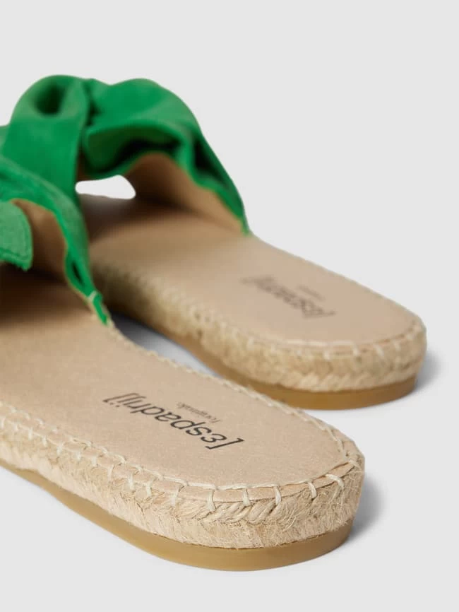 Espadrij Pantolette Mit Knoten-Detail - Grün 5 Espadrij Pantolette Mit Knoten-Detail - Grün – Bild 3