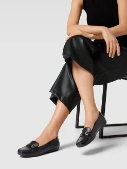 Schuh Traum 4 Geox Mokassins Mit Label-Detail Modell 'ANNYTAH' - Schwarz