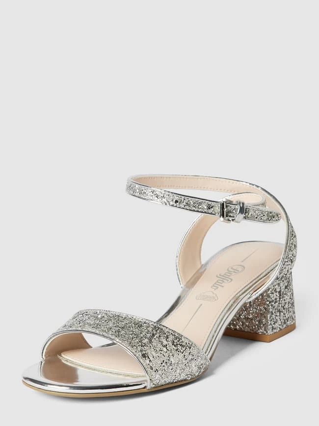 Buffalo Sandaletten Mit Paillettenbesatz - Silber 4 Buffalo Sandaletten Mit Paillettenbesatz - Silber – Bild 2