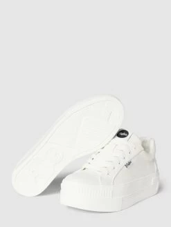 Buffalo Plateau-Sneaker Mit Label-Details - Weiß -Schuh Traum 6kp46kac6l5l6j1kap24qgij9kqk8d1h9h64ukpj9orkok9h74pk4ka888sjacac6564ohqcap33gli6753jcob36dh3iob668o3iphk6dijao9o6or3gcj26li68o9ocos36e0