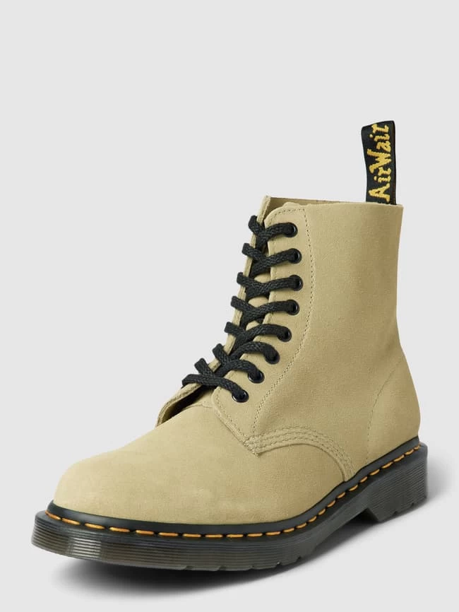 Dr. Martens Dr.Martens Schnürboots Aus Veloursleder Modell '1460 Pascal' - Hellgrün 4 Dr. Martens Dr.Martens Schnürboots Aus Veloursleder Modell '1460 Pascal' - Hellgrün – Bild 2