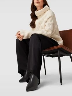 CK Calvin Klein Stiefelette Aus Echtem Leder Mit Pfennigabsatz Modell 'KITTEN' - Schwarz