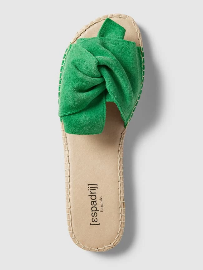 Espadrij Pantolette Mit Knoten-Detail - Grün 7 Espadrij Pantolette Mit Knoten-Detail - Grün – Bild 5