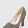 Rainbow Club Pumps Mit Effektgarn Modell 'FERA' - Silber