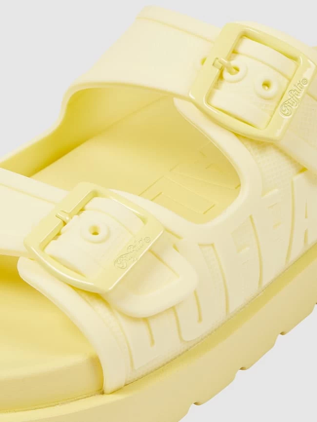 Buffalo Sandalen Aus Gummi Modell 'Eve' - Hellgelb 4 Buffalo Sandalen Aus Gummi Modell 'Eve' - Hellgelb – Bild 2