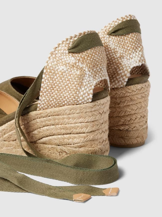 Castañer Wedges Mit Schnürverschluss Modell 'CARINA' - Olivgrün 5 Castañer Wedges Mit Schnürverschluss Modell 'CARINA' - Olivgrün – Bild 3