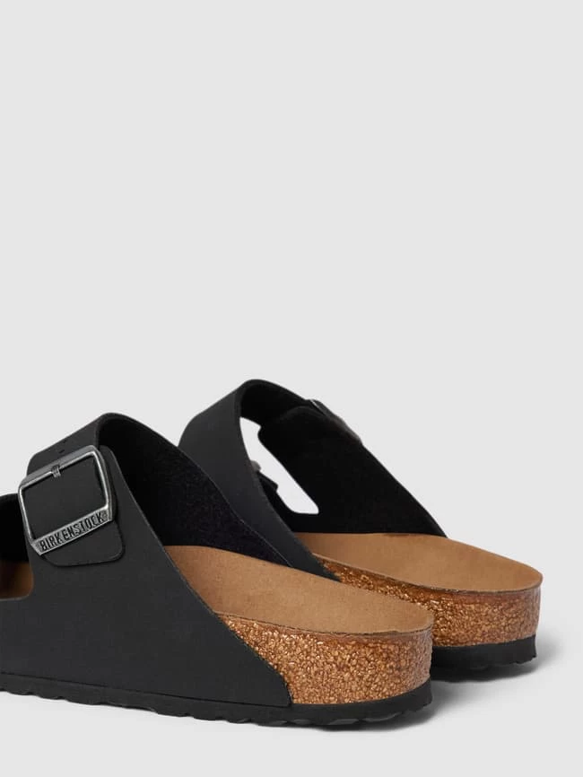 Birkenstock Sandalen Mit Dornschließen In Metallic Modell 'ARIZONA' - Schwarz 4 Birkenstock Sandalen Mit Dornschließen In Metallic Modell 'ARIZONA' - Schwarz – Bild 2