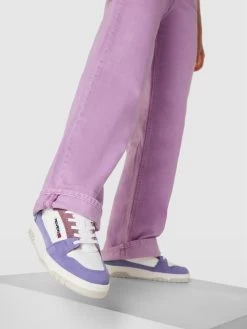 REVIEW Sneaker Mit Label-Details - Violett