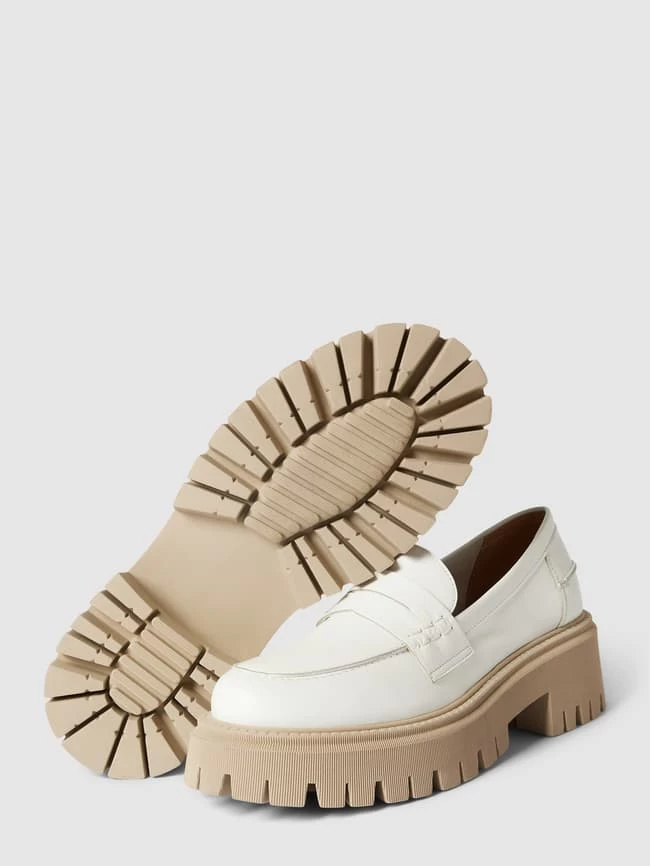 Marc O'Polo Penny-Loafer Mit Hohem Absatz Modell 'ALAMA' - Offwhite 6 Marc O'Polo Penny-Loafer Mit Hohem Absatz Modell 'ALAMA' - Offwhite – Bild 4