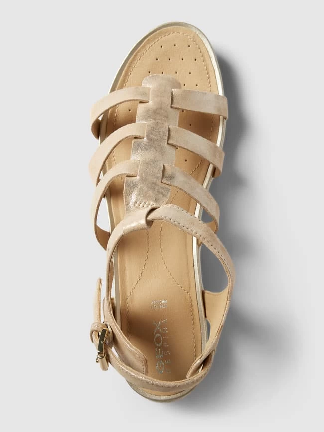 Geox Sandalen In Schimmernder Optik Modell 'VEGA' - Sand 6 Geox Sandalen In Schimmernder Optik Modell 'VEGA' - Sand – Bild 4