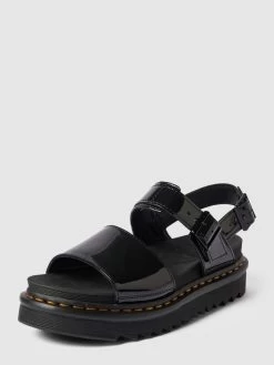 Dr. Martens Sandalen Mit Plateausohle Modell 'Voss' - Schwarz