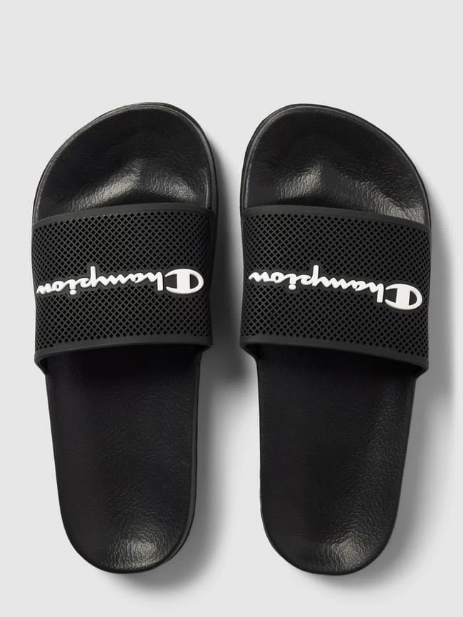 CHAMPION Slides Mit Label-Detail Modell 'DAYTONA' - Schwarz 7 CHAMPION Slides Mit Label-Detail Modell 'DAYTONA' - Schwarz – Bild 5