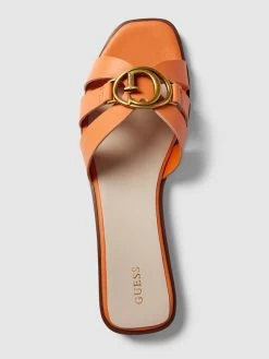 Guess Pantoletten Aus Leder Mit Label-Detail Modell 'SYMO' - Orange -Schuh Traum 718l4eabacol0hho754j0cq86h3jagai8spk4cqc64sjehic9h932gqk98okica5ap8kgjac6pb4ciaia13j8cb46hijgc9m6ti36d9kc4qmaeb1cphj0dpkc9j6ccj661hjedo