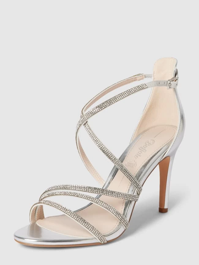 Buffalo Sandaletten Mit Zierbesatz - Silber 4 Buffalo Sandaletten Mit Zierbesatz - Silber – Bild 2