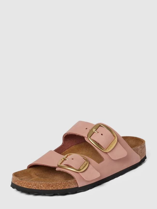 Birkenstock Sandalen Mit Dornschließen In Metallic Modell 'Arizona' - Altrosa 4 Birkenstock Sandalen Mit Dornschließen In Metallic Modell 'Arizona' - Altrosa – Bild 2