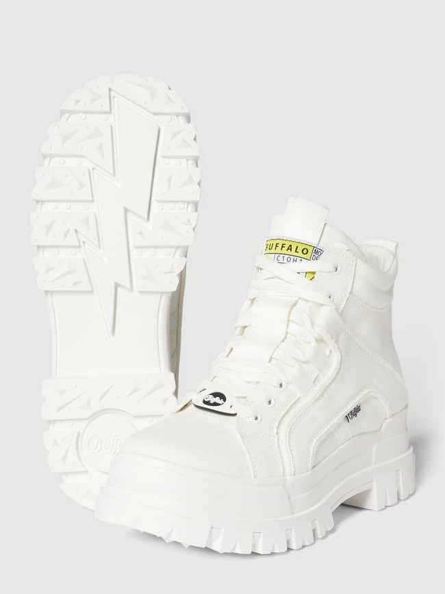 Buffalo High Top Sneaker Mit Plateausohle Modell 'ASPHA' - Weiß 6 Buffalo High Top Sneaker Mit Plateausohle Modell 'ASPHA' - Weiß – Bild 4