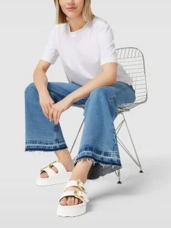 Versace Jeans Couture Sandalen Mit Plateau-Sohle Modell 'ARIZONA' - Weiß