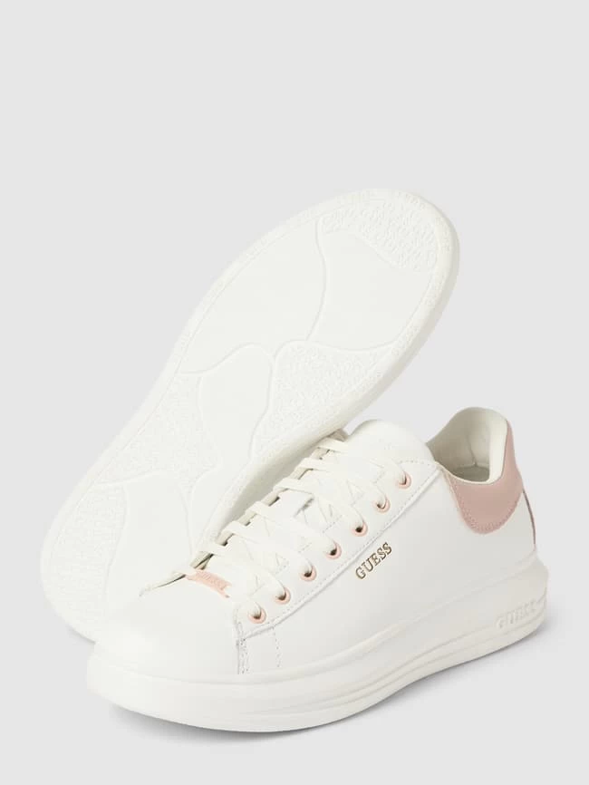 Guess Sneaker Mit Label-Print Modell 'VIBO' - Weiß 6 Guess Sneaker Mit Label-Print Modell 'VIBO' - Weiß – Bild 4