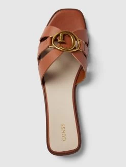 Guess Pantoletten Aus Leder Mit Label-Detail Modell 'SYMO' - Cognac -Schuh Traum 88r4qchn6oslcha36d4ksgiba93k2ji8ap5j2dhp6tb32jq489552d2h95a50c2la5838kq4651jaiq28l3jio9gc8sjgphickp38o9k6orjge9nc8s62cpl70o3gp9k74ojgdg