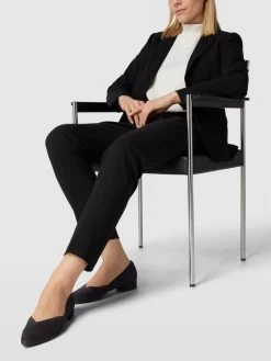 HÖGL Högl Ballerinas In Unifarbenem Design Modell 'Boulevard' - Marineblau