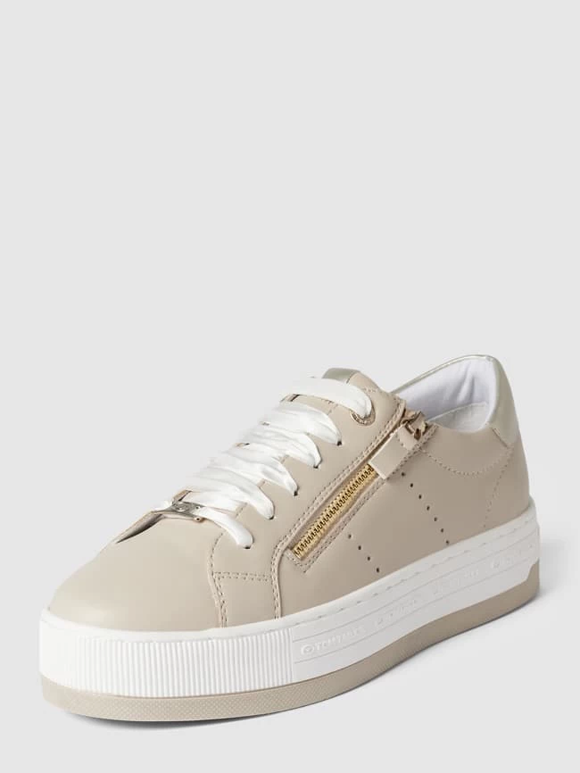 Tom Tailor Sneaker Mit Label-Details - Beige 3 Tom Tailor Sneaker Mit Label-Details - Beige