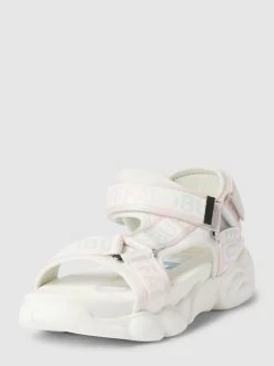 Buffalo Sandalen Mit Label-Details - Weiß