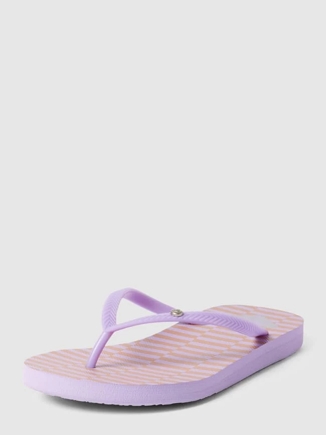 Roxy Zehentrenner Mit Allover-Print Modell 'BERMUDA PRINT' - Flieder 3 Roxy Zehentrenner Mit Allover-Print Modell 'BERMUDA PRINT' - Flieder
