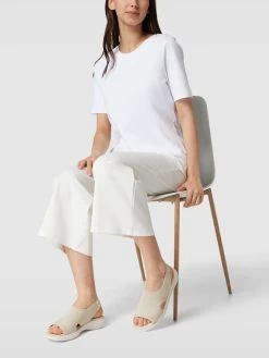 Geox Slides Mit Strukturmuster Modell 'SPHERICA' - Weiß