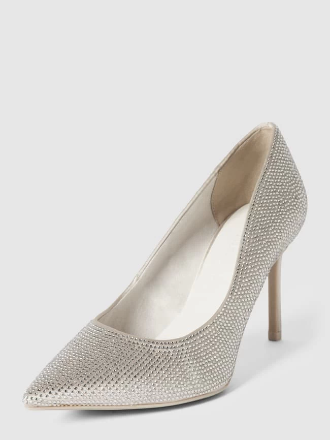 Tamaris Pumps Mit Zierbesatz - Silber 4 Tamaris Pumps Mit Zierbesatz - Silber – Bild 2