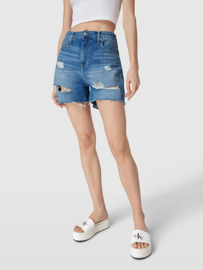 Calvin Klein Jeans Slides Mit Plateausohle - Weiß 3 Calvin Klein Jeans Slides Mit Plateausohle - Weiß