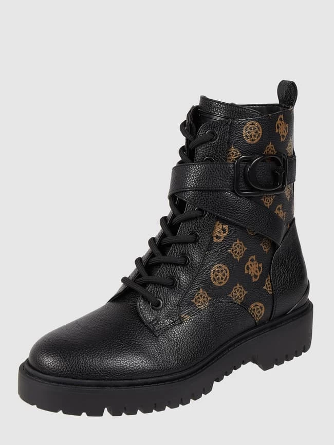 Guess Boots Mit Logo-Muster - Schwarz 3 Guess Boots Mit Logo-Muster - Schwarz